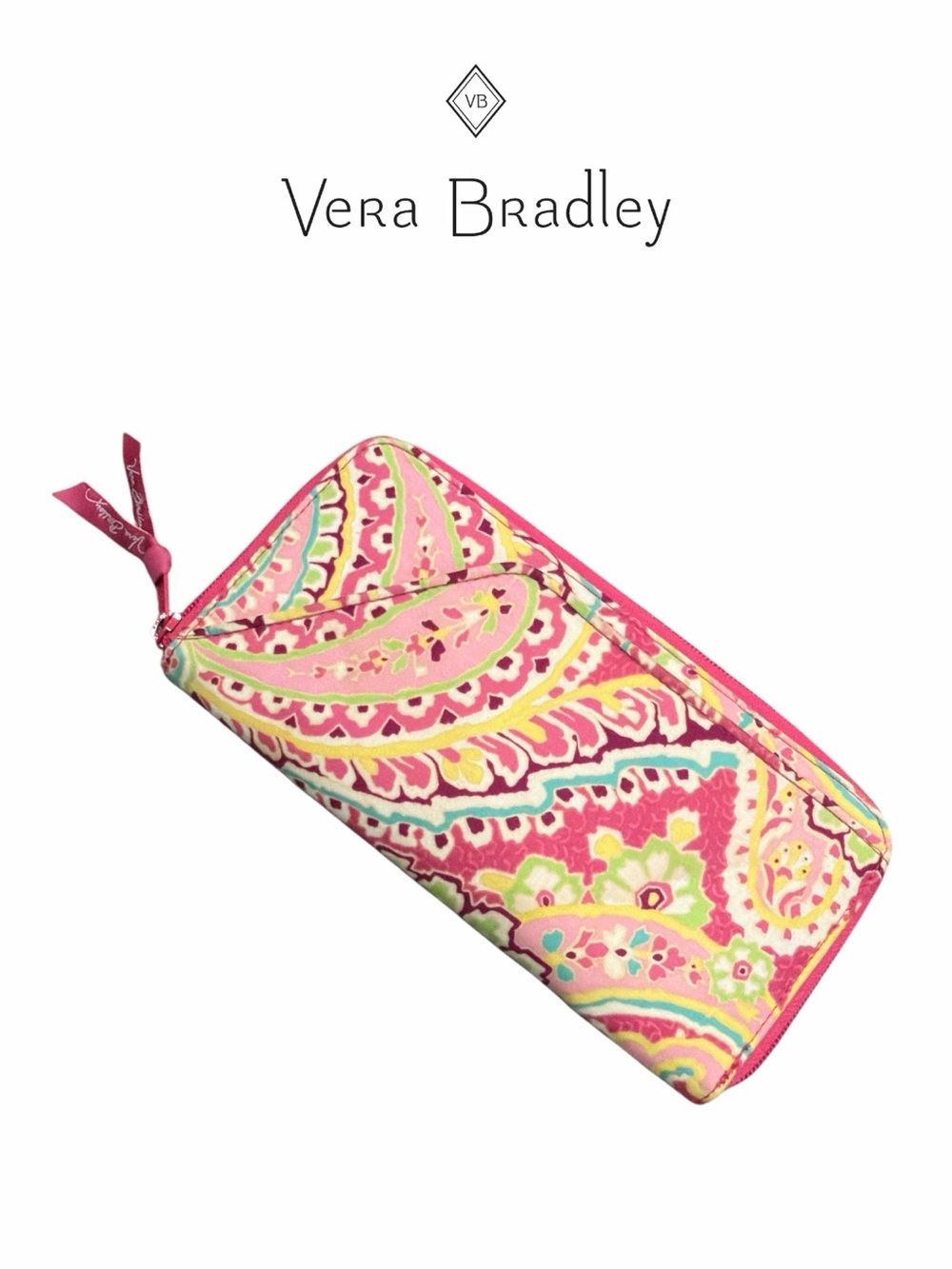 Vera Bradley RETIRED‎ Capri Melon Large Zip Travel Organizer